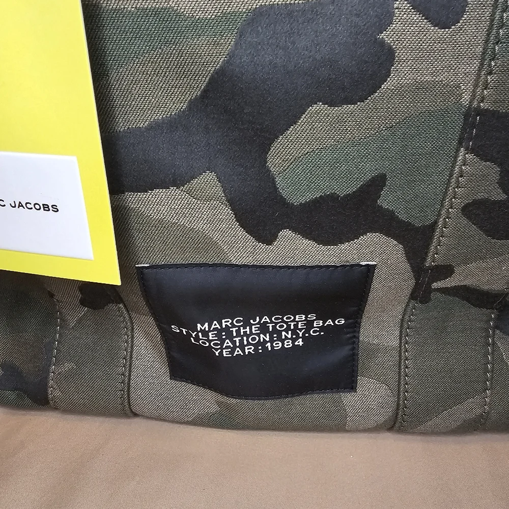 Marc Jacobs Camoflauge Large Tote Bag NWT